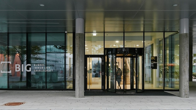 The headquarters of the Bundesimmobiliengesellschaft in Vienna's second district. (Bild: Krone KREATIV)