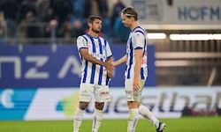 Silvan Wallner (r.) sagt der Fußballbühne Adieu.
