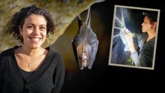 Sie kennt sich aus mit den Vögeln der Nacht: „Batwoman“ Rym Nouioua vom Department für Botanik und Biodiversitätsforschung der Uni Wien. (Bild: Krone KREATIV/LUKAS_SCHRAMM/Stock.adobe.com/Rym Nouioua)