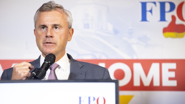 Burgenland's FPÖ top candidate Norbert Hofer spoke openly on Friday about his political relationship with federal party leader Herbert Kickl. (Bild: APA Pool/APA/TOBIAS STEINMAURER)