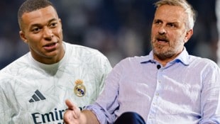 Didi Hamann (rechts) geht mit Kylian Mbappe hart ins Gericht. (Bild: AFP/APA/OSCAR DEL POZO, Mario Urbantschitsch)