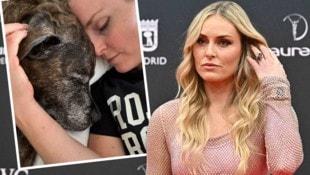 Lindsey Vonn genießt die (noch verbleibende) Zeit mit ihrem „Boy“. (Bild: AFP/AFP, Instagram.com/lindseyvonn)