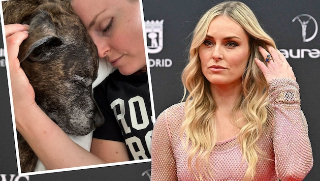 Lindsey Vonn genießt die (noch verbleibende) Zeit mit ihrem „Boy“. (Bild: AFP/AFP, Instagram.com/lindseyvonn)