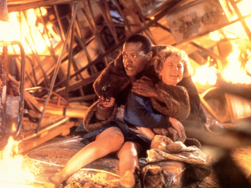 Tony Todd und Virgina Madsen in „Candyman“ (1992) (Bild: picturedesk.com/POLYGRAM FILMED ENTERTAINMENT / Mary Evans)