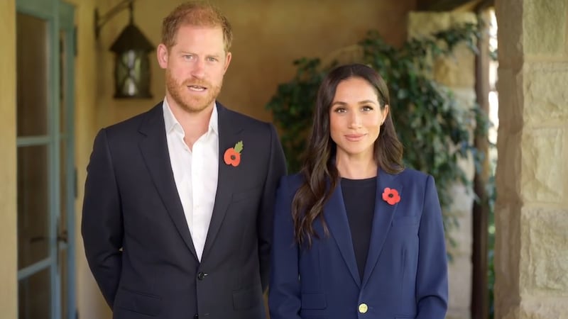 Harry and Meghan show their self-confidence in their latest video. A subtle message to Trump? (Bild: Archwell)