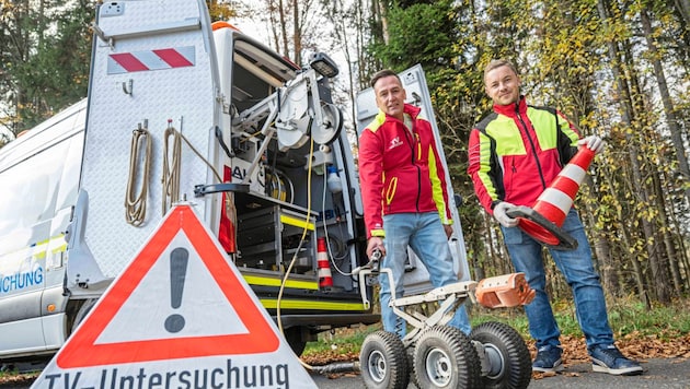 Gerhard Kornschober and Kai Müller (right) (Bild: Juergen Fuchs)