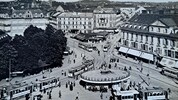 Der Grazer Jakominiplatz im Jahr 1929.