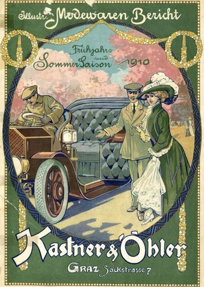 Alte Motive vom Grazer Kaufhaus Kastner & Öhler.