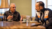 Hans Huber beim Kaffee mit der „Krone“