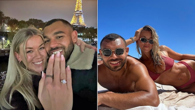 Hollie Shearer and Joe Marchant are engaged. (Bild: Instagram.com/hollieshearer)