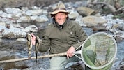 „Pius“-Fisch-Züchter Oliver Bures fischt im Klaren. 