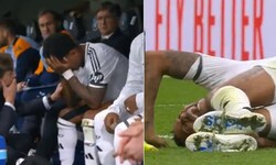 Real im Pech: Erst musste Rodrygo vom Feld (links), später dürfte es Eder Militao richtig ...