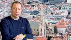 Kyril Schewtschenko floh nach Wien. Der „politische Flüchtling“ wartet seit mehr als zwei Jahren auf einen Asylbescheid. (Bild: Krone KREATIV/APA Privat)