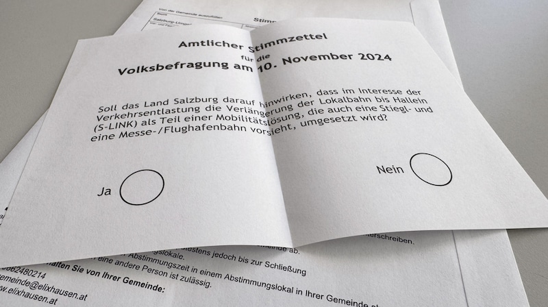 Rund 26.800 Salzburger haben sich vor dem Wahltag um Stimmkarten für die Volksbefragung zum S-Link am Sonntag bemüht. (Bild: Land Salzburg)