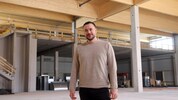 Geschäftsführer Manuel Fritz ist schon voller Vorfreude auf seinen neuen Trampolinpark in ...