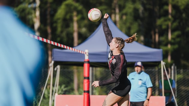 Stefanie Marusa with full focus at the World Cup in Argentina (Bild: Lars Neumann | lars_bilder)