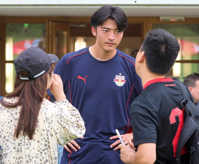 Der Japaner will in Salzburg schnell Fuß fassen. (Bild: Tröster Andreas/Kronen Zeitung)