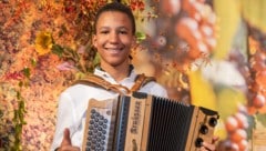 Der Gewinner des „Steirischen Harmonikawettbewerbs 2024“: Philip Pscheidt aus Weiz, 13 Jahre (Bild: ORF/Regine Schoettl)