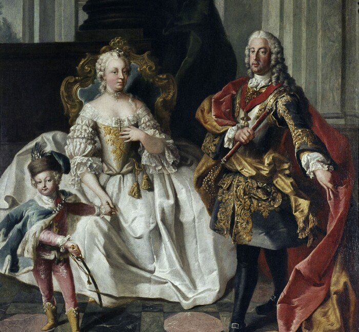 Maria Theresia (1717-1780) und ihr Ehemann Franz Stephan (1708-1765)