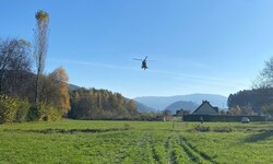 Der Rettungshubschrauber Christopherus 12 rückte aus.