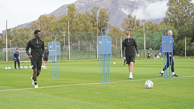 Sturm also trained in Marbella in December 2022. (Bild: Pail Sepp/Sepp Pail)