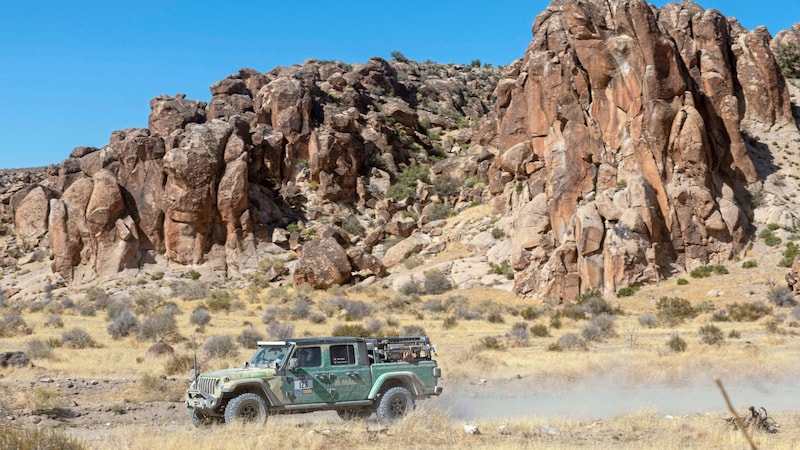 The rally led through rough terrain. (Bild: Ernesto Araiza)