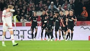 Eintracht Frankfurt nimmt drei Punkte aus Stuttgart mit. (Bild: APA/AFP/THOMAS KIENZLE)