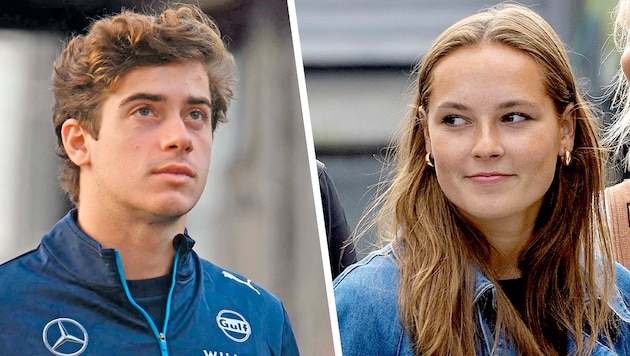 Princess Ingrid Alexandra has been linked to the Argentinian Formula 1 star Franco Colapinto. (Bild: Krone KREATIV/Royal Press Europe / Action Press / picturedesk.com Getty Images via AFP/GETTY IMAGES/Jared C. Tilton AFP/ANGELA WEISS)