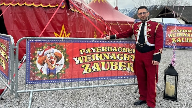 Von 21. Dezember bis 6. Jänner findet wieder der Payerbacher Weihnachtszauber des Circo de Gomes statt. Direktor Roman Mandl de Gomes freut sich auf zahlreiche Besucher.  (Bild: ZVG Circo de Gomes)