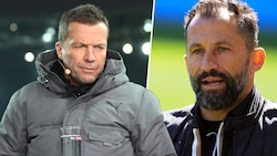 Hasan Salihamidzic (re.) knöpft sich Lothar Matthäus vor. (Bild: GEPA pictures)