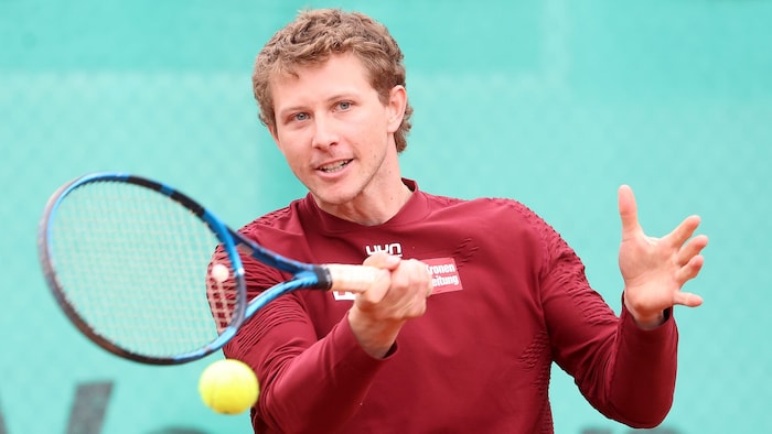 In his free time, Raschner likes to pick up a tennis racket ...