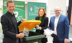 Christian Schreyer (Dachverband der steirischen Abfallwirtschaftsverbände), Landesrätin Simone ...