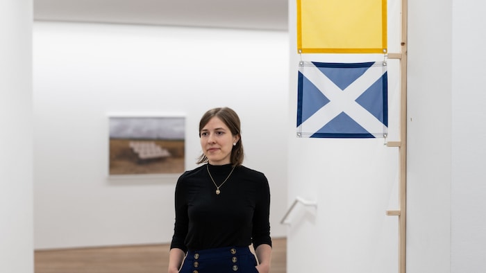 Sarah Rinderer, junge Künstlerin, ebenfalls in der Galerie 422