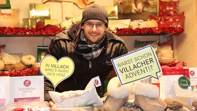 Frederico Teso is already looking forward to Advent in Villach (Bild: zVg)