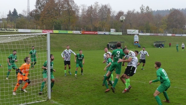 Rassige Szenen im Regauer See-Stadion (Bild: zVg Union Regau)