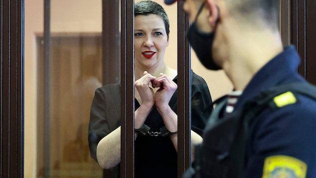 Von Maria Kolesnikowa gibt es wieder ein Lebenszeichen aus weißrussischer Haft.