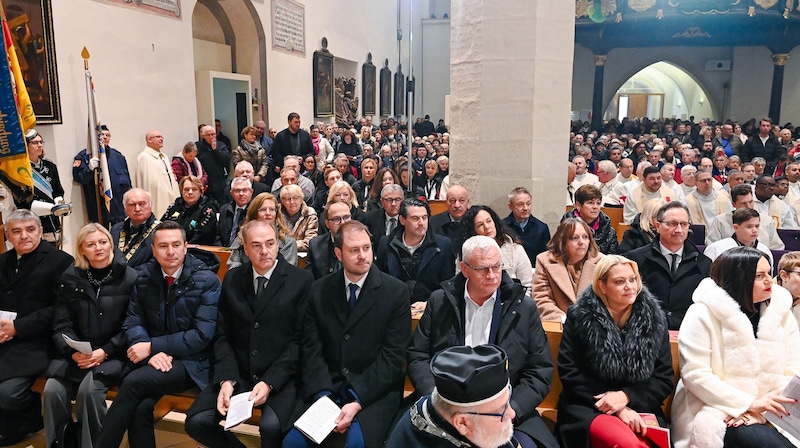 Politische Prominenz im Eisenstädter Martinsdom. (Bild: Franz Josef Rupprecht)