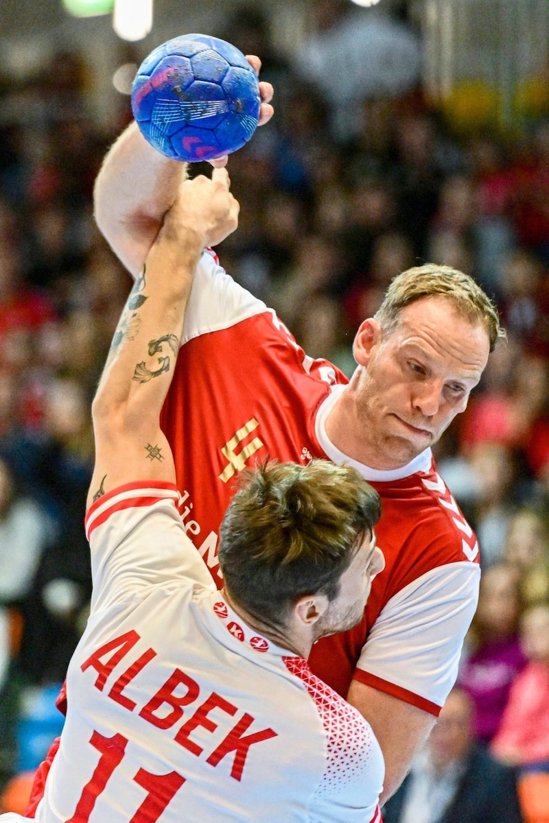 Albek in the Austrian national team (Bild: EPA)