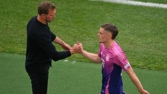 Auch unter Julian Nagelsmann (l.) war die Personalie Florian Wirtz (r.) ein Thema. (Bild: AFP/APA/Fabrice COFFRINI)