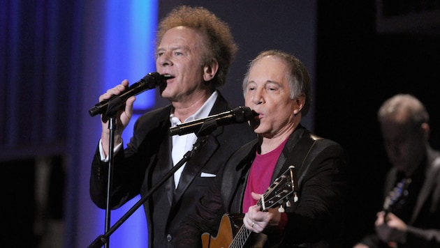 Garfunkel (l.) verriet: „Es ist wieder wunderbar zwischen uns“ (Bild: APA Pool/2010 Getty Images)