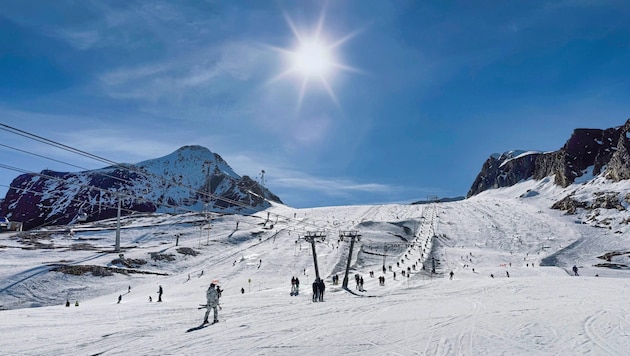 A glorious late autumn day in the Kitzsteinhorn glacier ski area (Bild: Wallner Hannes)