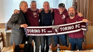 Der Torino-Fanklub in Novara organisierte für Walter Schachner ein großes Fest. (Bild: TorinoNovara)