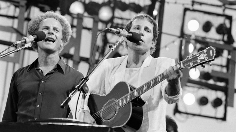 Simon und Garfunkel (Bild: APA Pool/APA/AFP/Philippe WOJAZER)