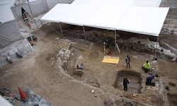 Derzeit laufen archäologische Grabungen