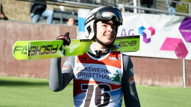 Maximilian Moosbrugger from Lech is one of the Ländle hopes in ski jumping. (Bild: zVg)