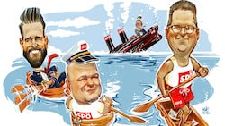 So sieht „Krone“-Karikaturist Milan A. Ilic die Situation in der SPÖ.  (Bild: Milan Ilic)