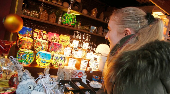 There is plenty to buy at the arts and crafts market.