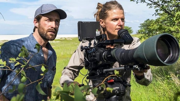 Mario Kreuzer (r) was nominated for the documentary Oscar.