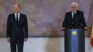 Deutschlands Bundespräsident Frank-Walter Steinmeier segnete den Ampel-Fahrplan ab. (Bild: AFP/RALF HIRSCHBERGER)