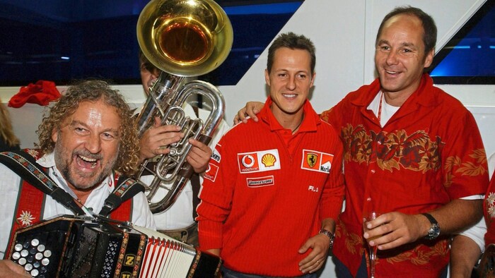 From Ferrari to Benetton: Gerhard Berger swapped cockpits with "Schumi" in 1996.